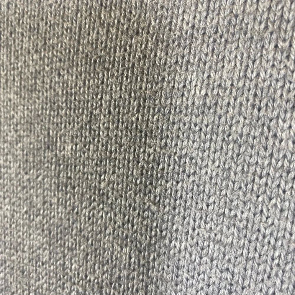 Croft & Barrow Men's size Large Gray crew neck knit sweater long sleeve pull on